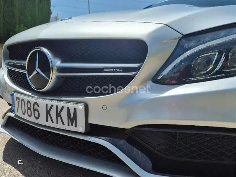 Usado Mercedes C63S AMG 510 CV (375 kW) 2018 Blanco Berlina