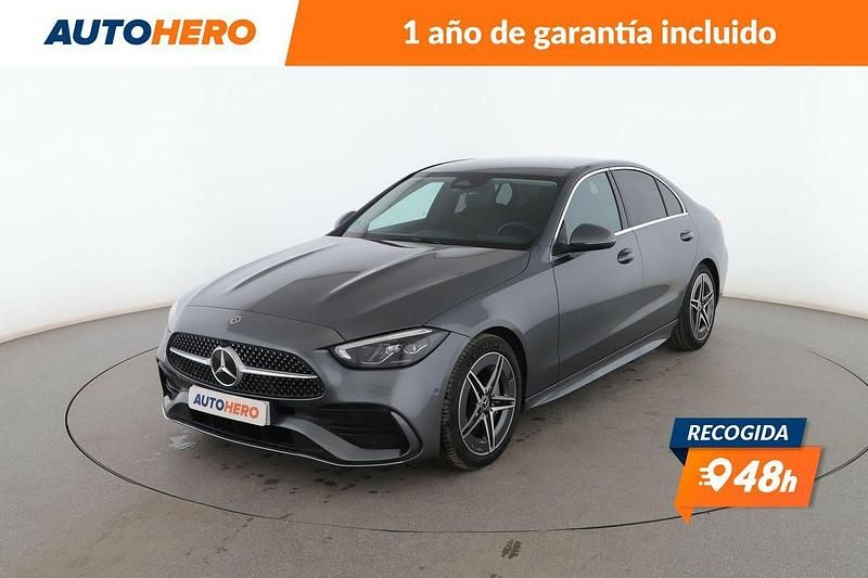 Usado Mercedes C200 AMG line 204 CV (150 kW) 2021 Gris Berlina