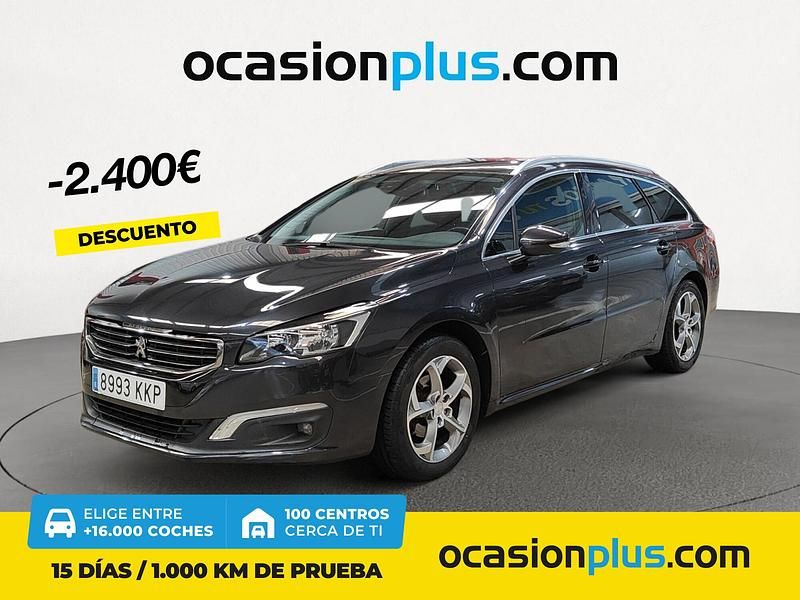 Gris / plata Usado 2018 Peugeot 508 Active Familiar | 9900 € (Buen precio) - Imagen 1/4