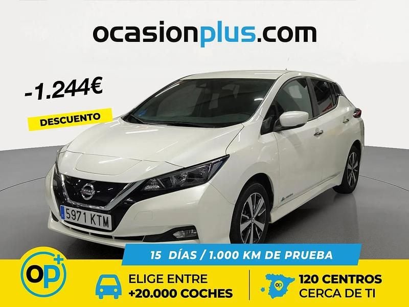 Używany Nissan Leaf Acenta 110 kW (150 KM) 2019 Biały Hatchback