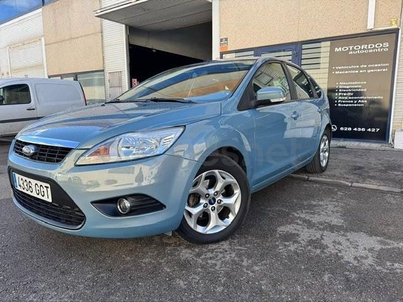Azul Usado 2008 Ford Focus Trend Berlina | 5990 € (Un poco caro) - Imagen 1/4