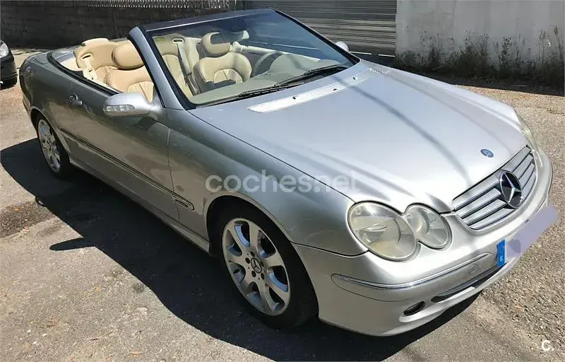 Usado Mercedes CLK200 Elegance 163 CV (119 kW) 2004 Gris / plata Descapotable