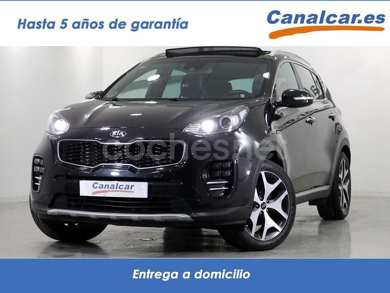 Negro Usado 2018 Kia Sportage GT-Line SUV | 17.945 € (Precio justo) - Imagen 1/4