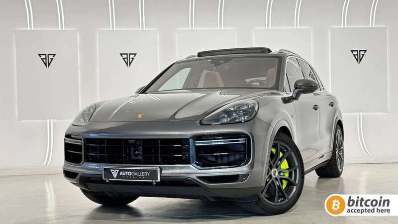 Gris Usado 2020 Porsche Cayenne Turbo S SUV | 93.900 € (Precio justo) - Imagen 1/4