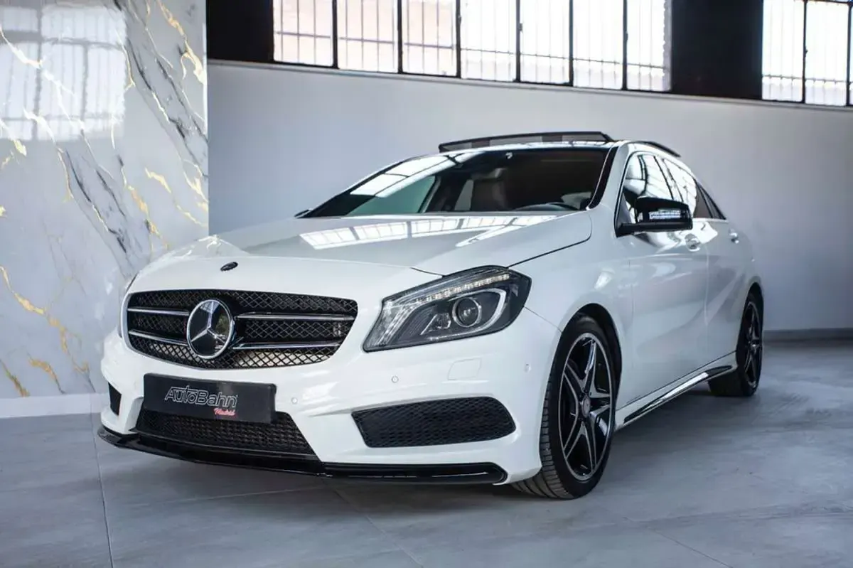 Usado Mercedes A250 AMG line 211 CV (155 kW) 2014 Blanco Utilitario