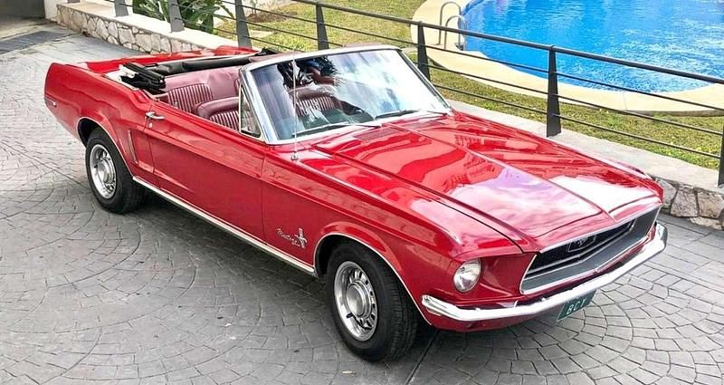 Rojo Usado 1968 Ford Mustang Descapotable | 49.600 € - Imagen 1/4