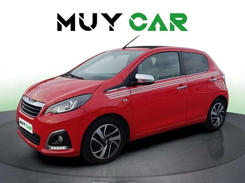 Usado Peugeot 108 Collection 82 CV (60 kW) 2018 Rojo Utilitario