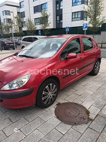 Usado Peugeot 307 110 CV (80 kW) 2004 Granate Berlina