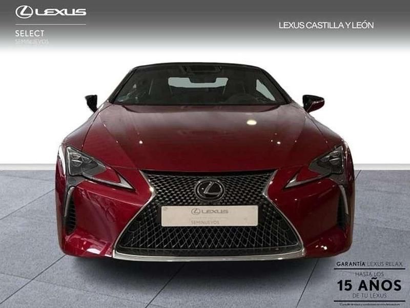 Usado Lexus LC 500 Luxury Line 480 CV (353 kW) 2024 Rojo Descapotable