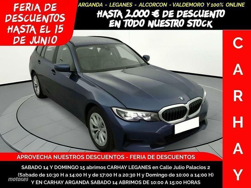 Azul Usado 2021 BMW 330e Familiar | 23.290 € (Buen precio) - Imagen 1/4