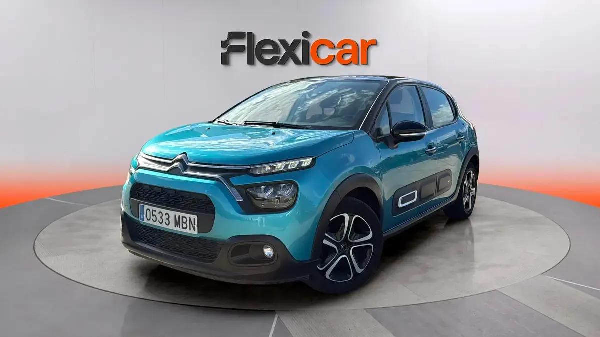 Usado Citroën C3 Feel 83 CV (61 kW) 2022 Azul Utilitario