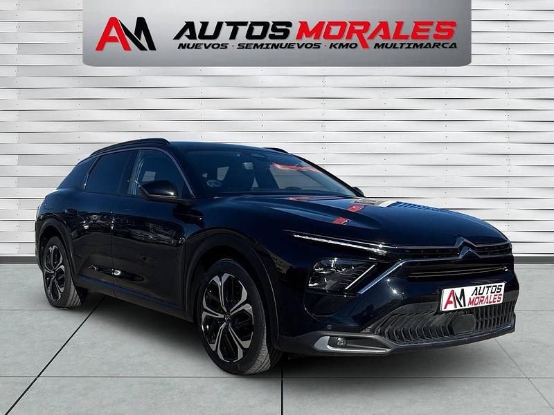 Usado Citroën C5 X Shine 130 CV (95 kW) 2023 Negro Familiar