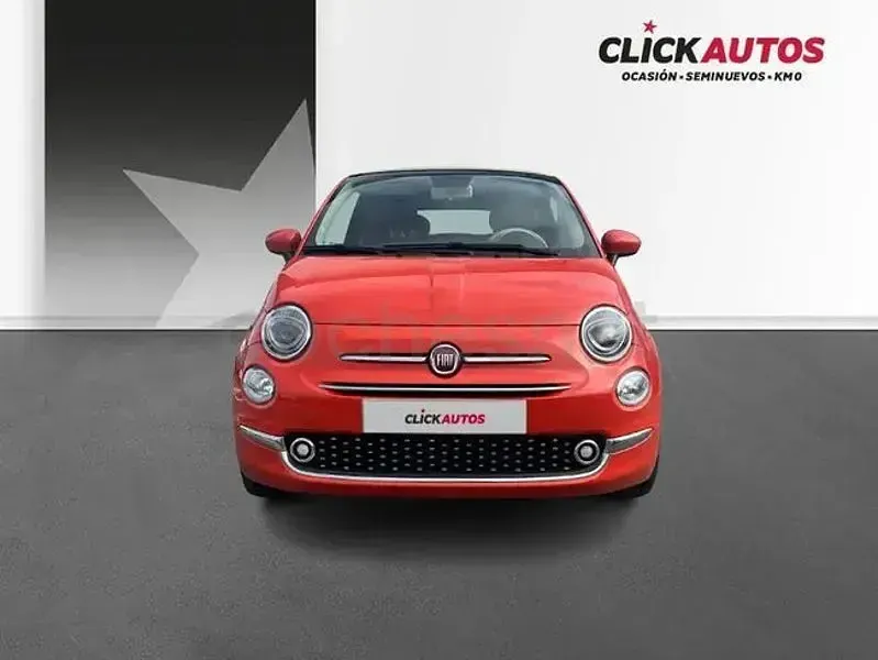 Usado Fiat 500C Dolcevita 70 CV (51 kW) 2023 Naranja Descapotable