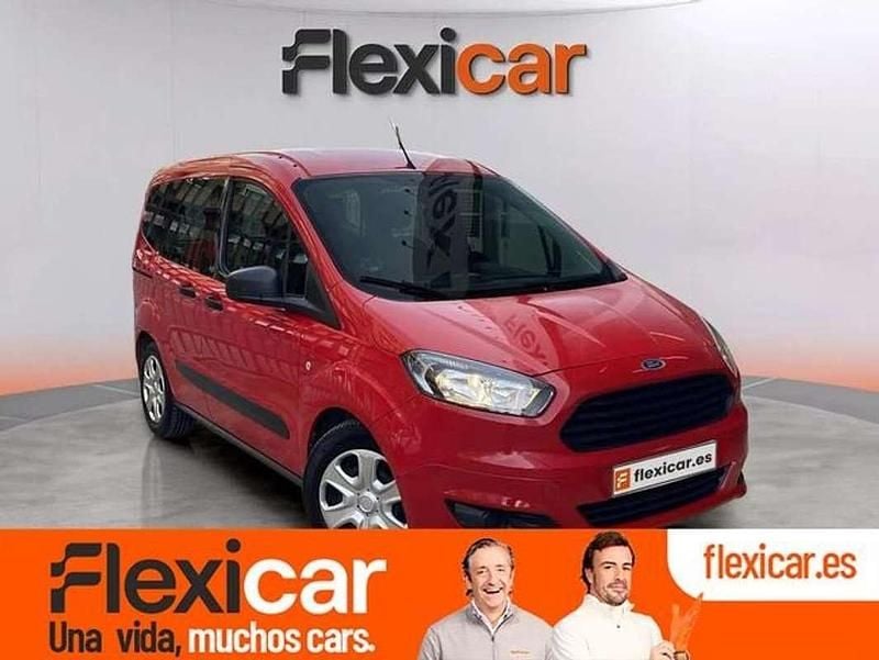 Rojo Usado 2016 Ford Tourneo Courier Ambiente Monovolumen | 9490 € (Buen precio) - Imagen 1/4