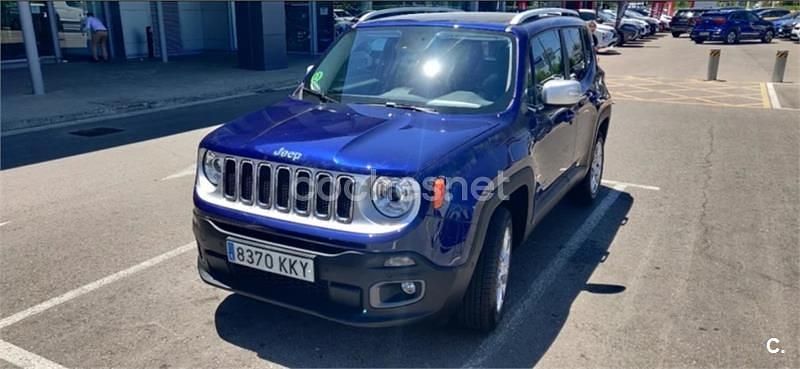 Usado Jeep Renegade Limited 170 CV (125 kW) 2018 Azul SUV