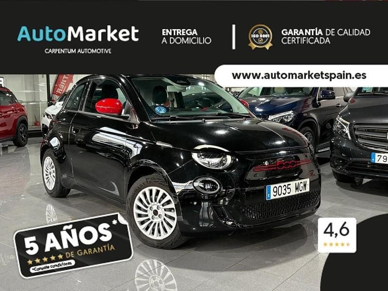 Negro Usado 2023 Fiat 500e Red Utilitario | 16.900 € (Super precio) - Imagen 1/4