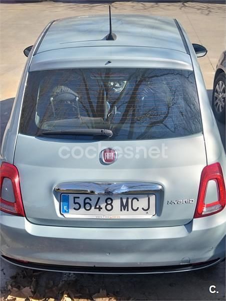 Usado Fiat 500 70 CV (51 kW) 2022 Gris / plata Berlina