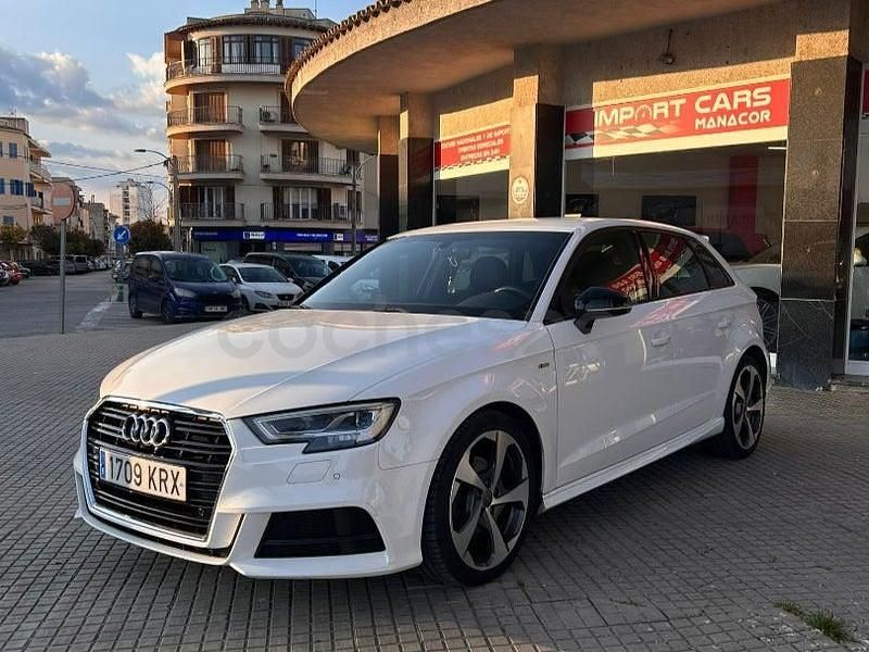 Usado Audi A3 150 CV (110 kW) 2018 Blanco Berlina