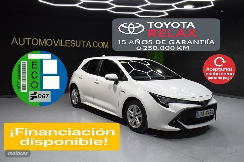 Blanco Usado 2019 Toyota Corolla Active Berlina | 13.499 € (Un poco caro) - Imagen 1/4