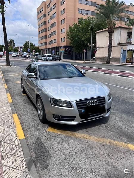 Usado Audi A5 170 CV (125 kW) 2008 Gris / plata Coupe