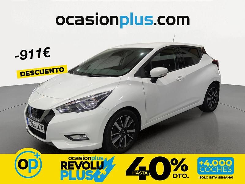Usado Nissan Micra Acenta 71 CV (52 kW) 2017 Blanco Utilitario