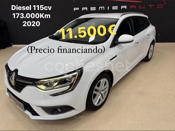 Blanco Usado 2020 Renault Mégane GrandTour Business Familiar | 13.500 € (Caro) - Imagen 1/4
