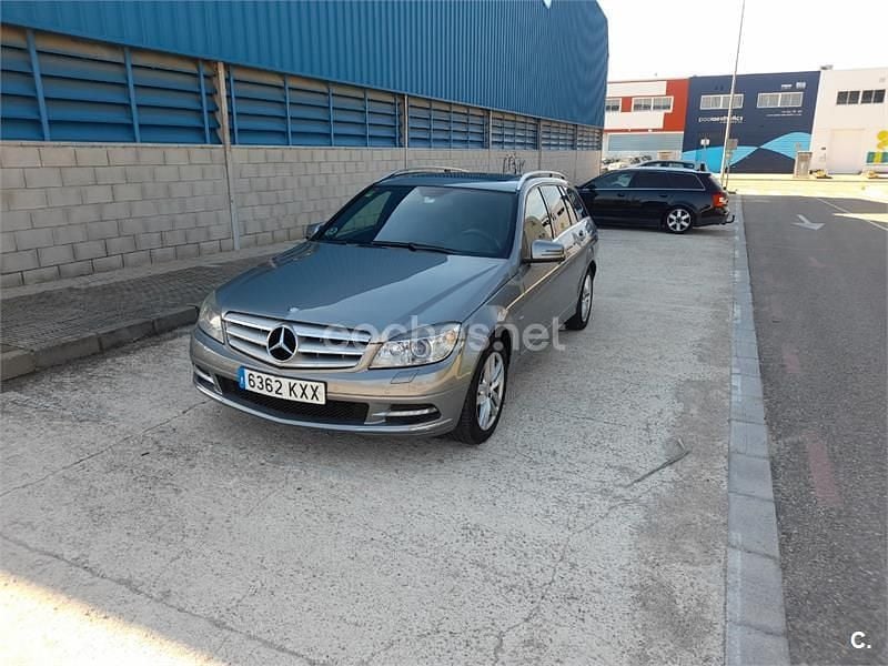 Gris / plata Usado 2010 Mercedes C220 Avantgarde Familiar | 7200 € (Precio justo) - Imagen 1/4