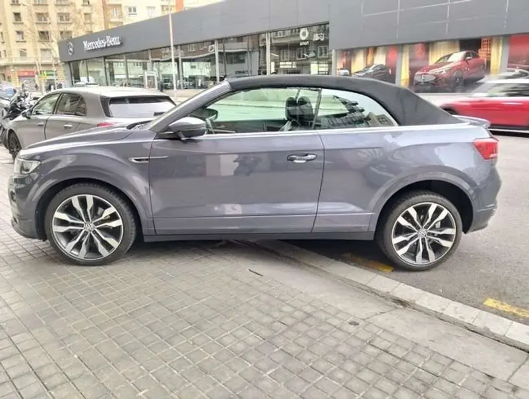 Usado VW T-Roc Cabriolet 2020 Gris Descapotable