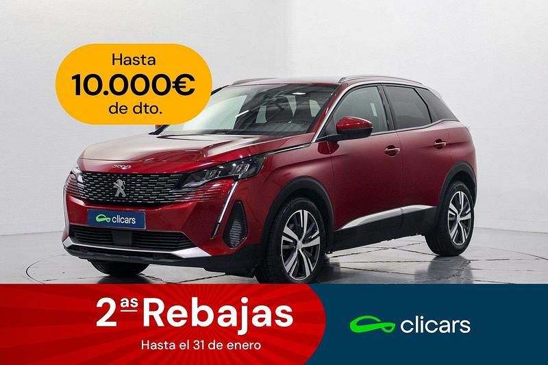 Rojo Usado 2021 Peugeot 3008 Allure SUV | 16.990 € (Precio justo) - Imagen 1/4