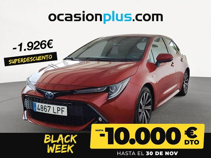 Rojo Usado 2021 Toyota Corolla Style Berlina | 21.190 € (Precio justo) - Imagen 1/4