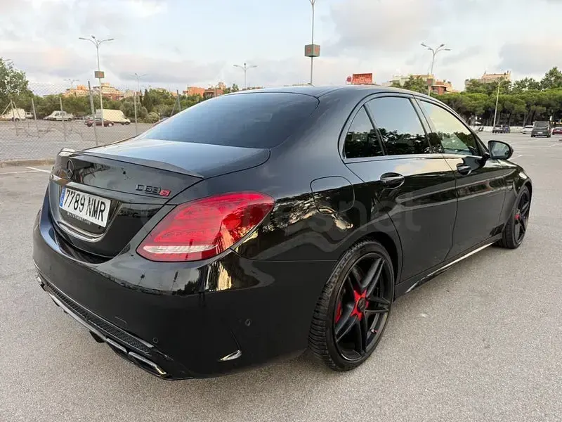 Usado Mercedes C63S AMG 510 CV (375 kW) 2017 Negro Berlina