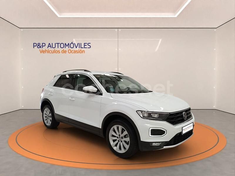 Blanco Usado 2021 VW T-Roc Advance SUV | 22.975 € (Precio justo) - Imagen 1/4
