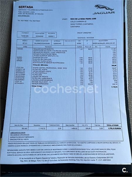 Usado Jaguar XE 180 CV (132 kW) 2017 Gris / plata Berlina