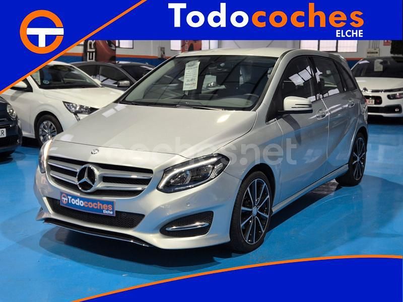 Gris / plata Usado 2016 Mercedes B180 Monovolumen | 16.499 € (Buen precio) - Imagen 1/4