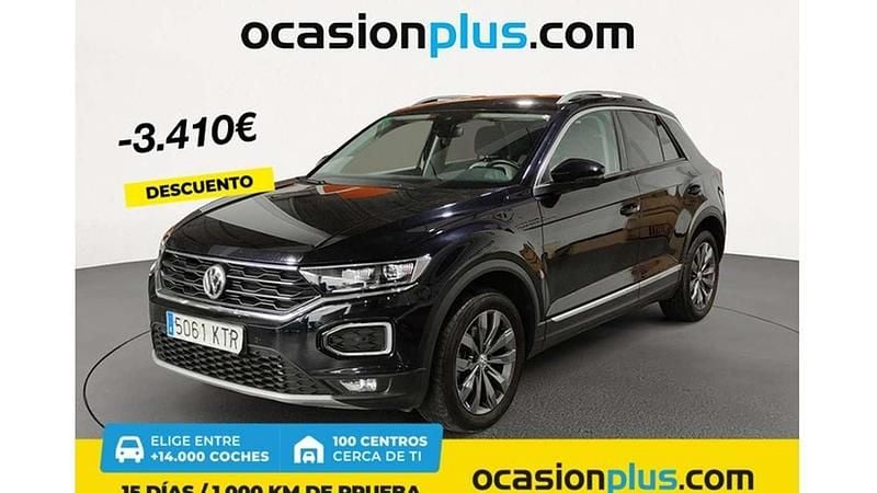 Negro Usado 2019 VW T-Roc Sportline SUV | 20.446 € (Super precio) - Imagen 1/4