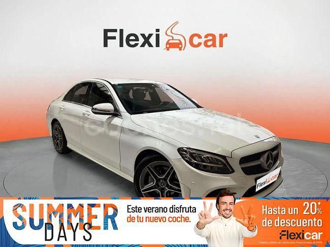 Blanco Usado 2018 Mercedes C200 AMG Berlina | 23.990 € (Precio justo) - Imagen 1/4