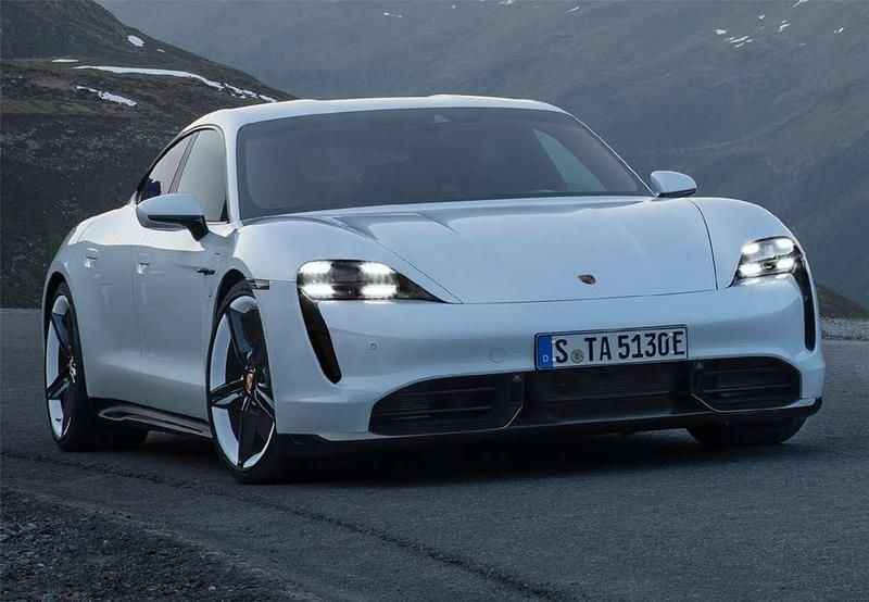 Usado Porsche Taycan 4S 389 kW (530 CV) 2021 Blanco Berlina