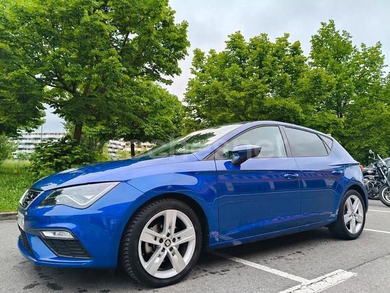Azul Usado 2018 Seat Leon FR Berlina | 15.999 € (Precio justo) - Imagen 1/4