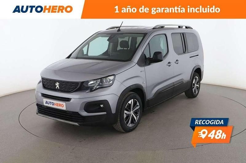 Gris Usado 2020 Peugeot Rifter GT-line Monovolumen | 20.380 € (Precio justo) - Imagen 1/3