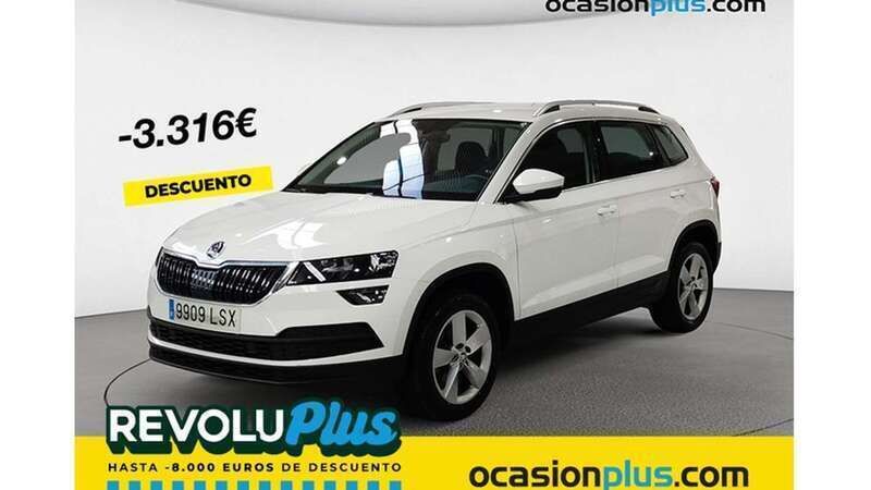 Blanco Usado 2021 Skoda Karoq Ambition SUV | 19.991 € (Super precio) - Imagen 1/4