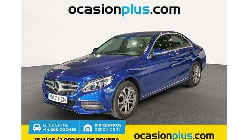 Azul Usado 2014 Mercedes C220 Avantgarde Berlina | 18.450 € (Precio justo) - Imagen 1/4