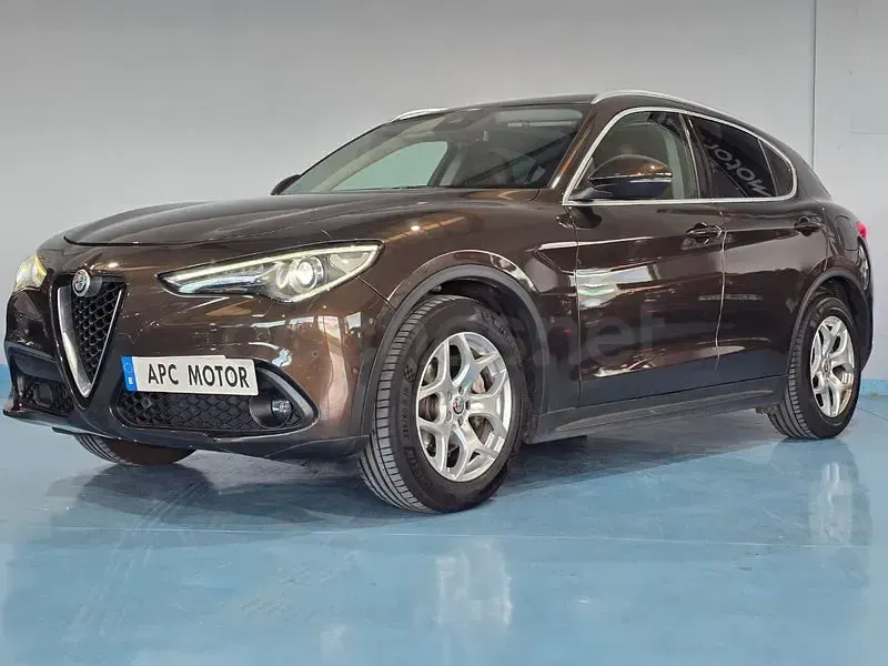 Usado Alfa Romeo Stelvio Executive 160 CV (117 kW) 2019 Marrón SUV
