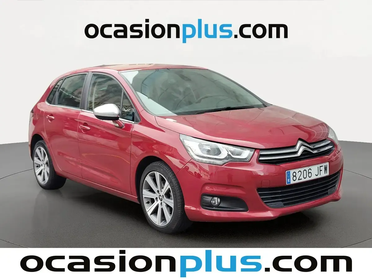 Usado Citroën C4 Feel 120 CV (88 kW) 2015 Rojo Utilitario