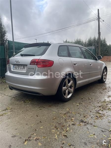 Usado Audi A3 Ambiente 140 CV (102 kW) 2008 Gris / plata Berlina