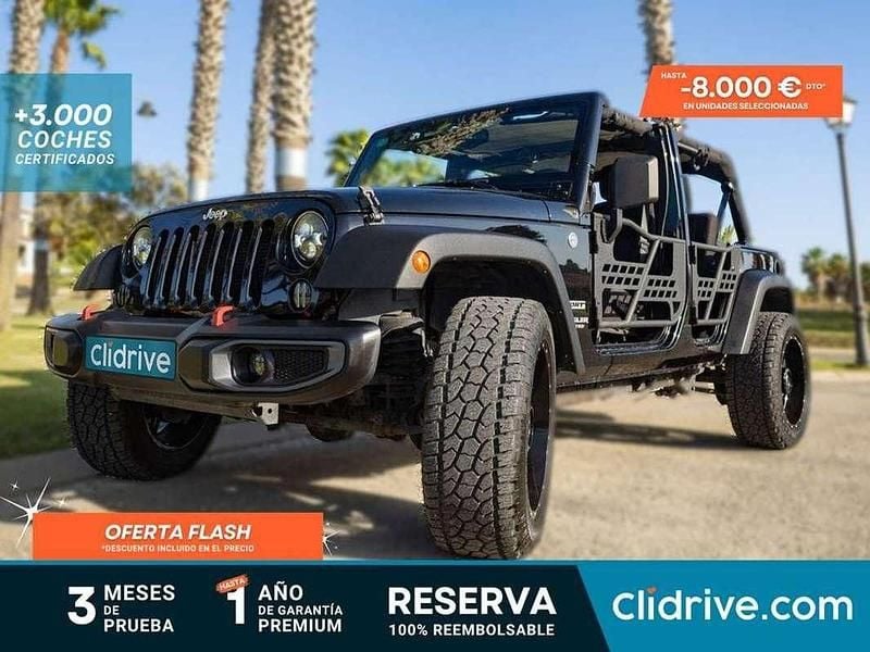 Negro Usado 2014 Jeep Wrangler Sahara SUV | 35.190 € (Precio justo) - Imagen 1/3