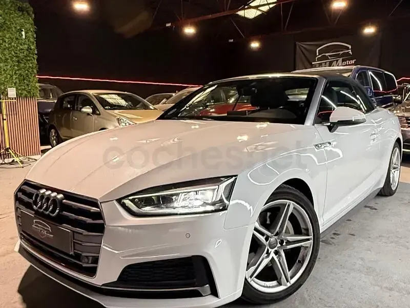 Usado Audi A5 Cabriolet S-Line 190 CV (139 kW) 2017 Blanco Descapotable