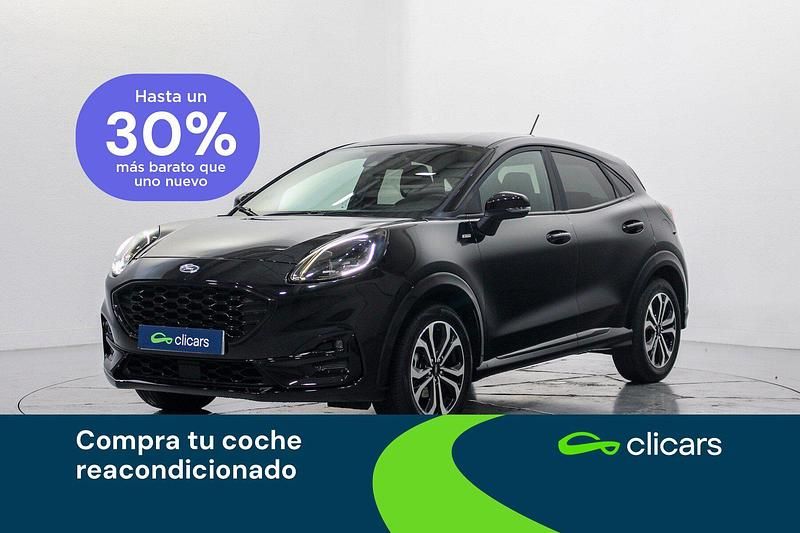 Negro Usado 2021 Ford Puma ST-Line SUV | 18.990 € (Precio justo) - Imagen 1/4