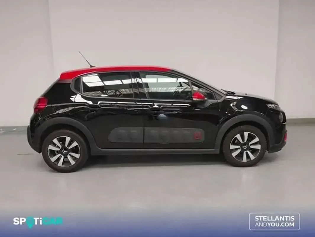 Usado Citroën C3 Shine 99 CV (72 kW) 2019 Negro Utilitario