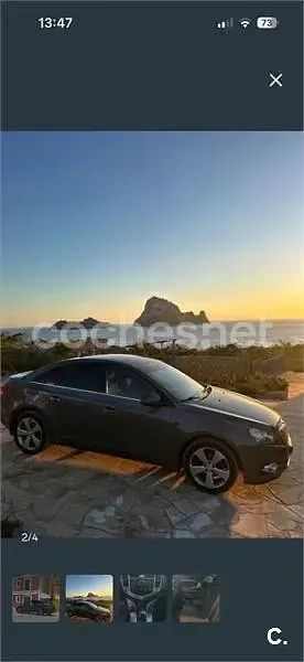 Usado Chevrolet Cruze LT 141 CV (103 kW) 2011 Gris / plata Berlina