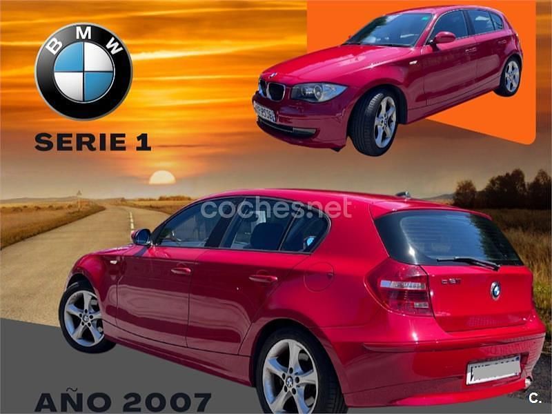 Rojo Usado 2007 BMW 118 Utilitario | 6200 € (Buen precio) - Imagen 1/4